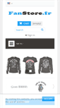 Mobile Screenshot of fanstore.fr